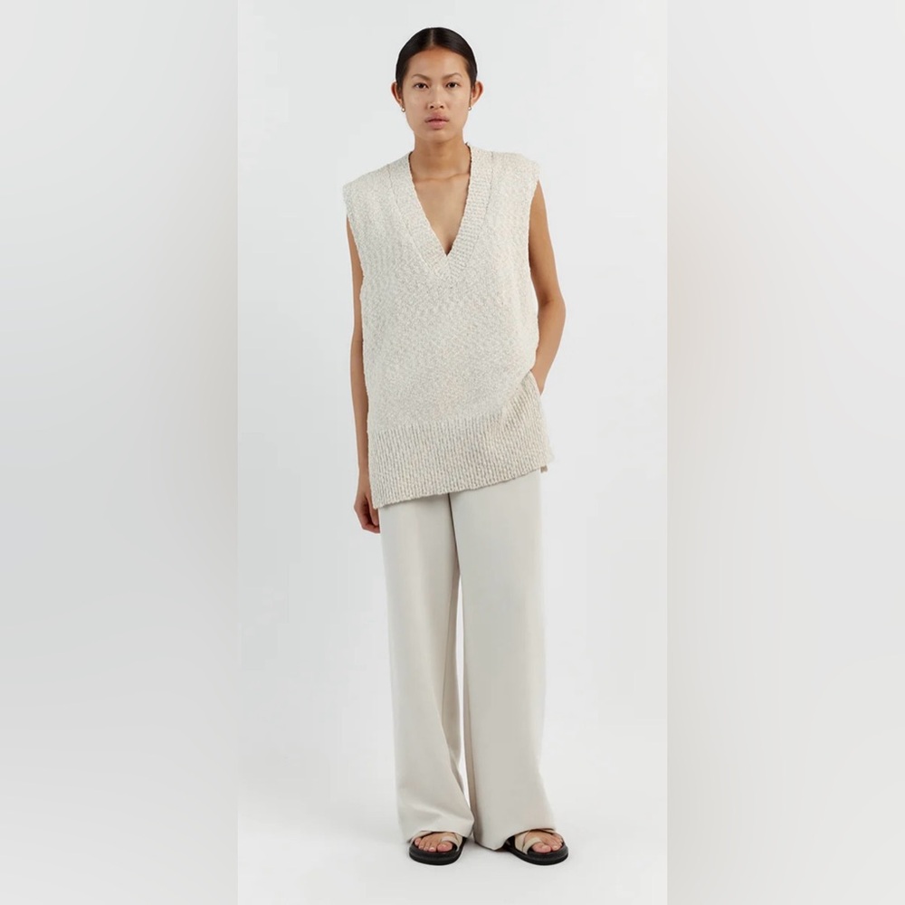 Dissh DAKOTA STONE LONGLINE KNIT VEST